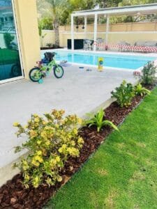 Villa landscaping and garden design in Al Furjan, Dubai — Poolsco Landscaping