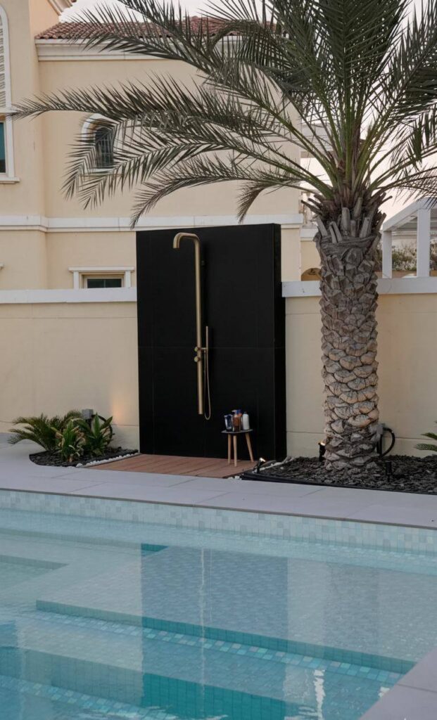 Pools with Water Features pool construction Dubai villa
