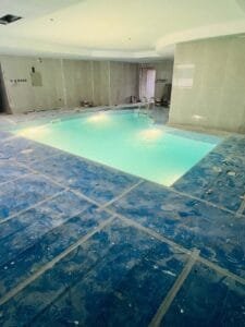 Custom swimming pool and landscaping project in Al Nahda, Sharjah — Poolsco Landscaping