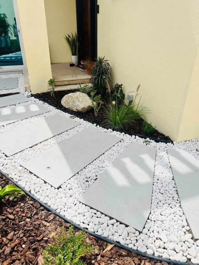 Swimming Pool & Landscaping Company in Dubai Poolsco Landscaping completed project in Jumeirah Village Dubai